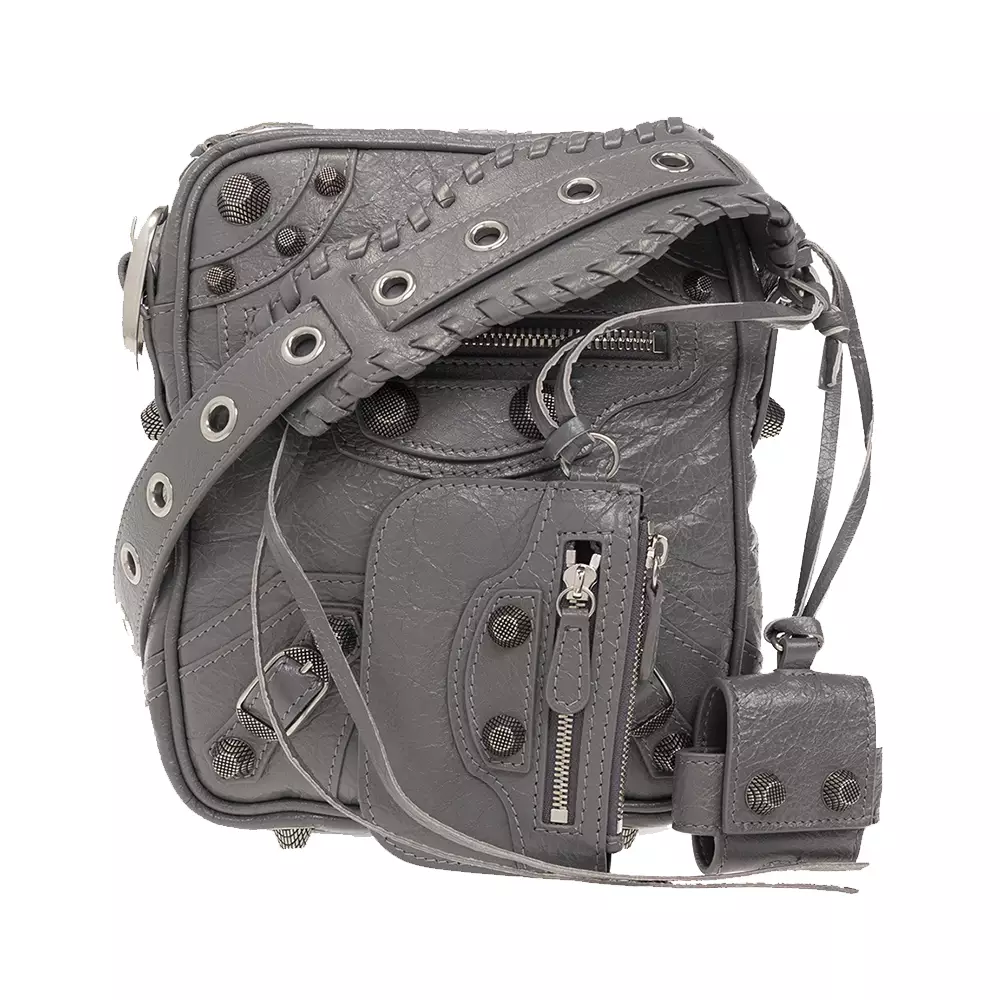 Jual BALENCIAGA Balenciaga Le Cagole Crossbody Bag Grey Original 2024