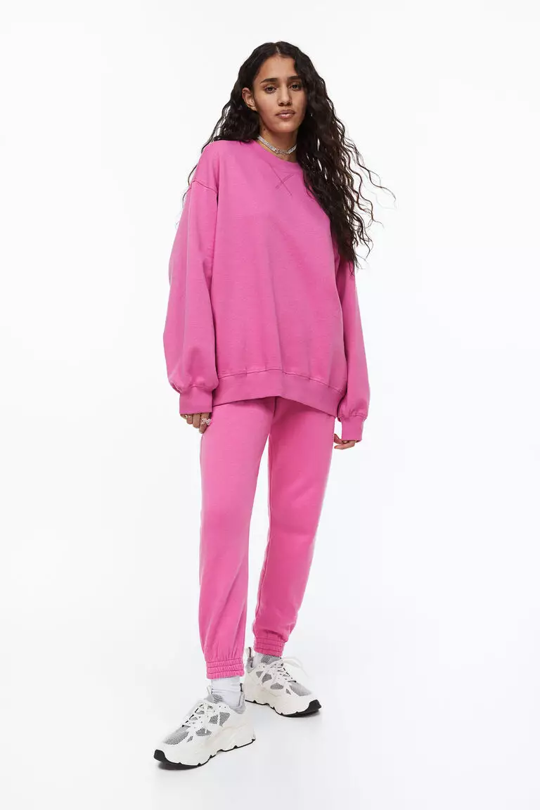 Jual H&M Oversized sweatshirt Original 2024 ZALORA Indonesia