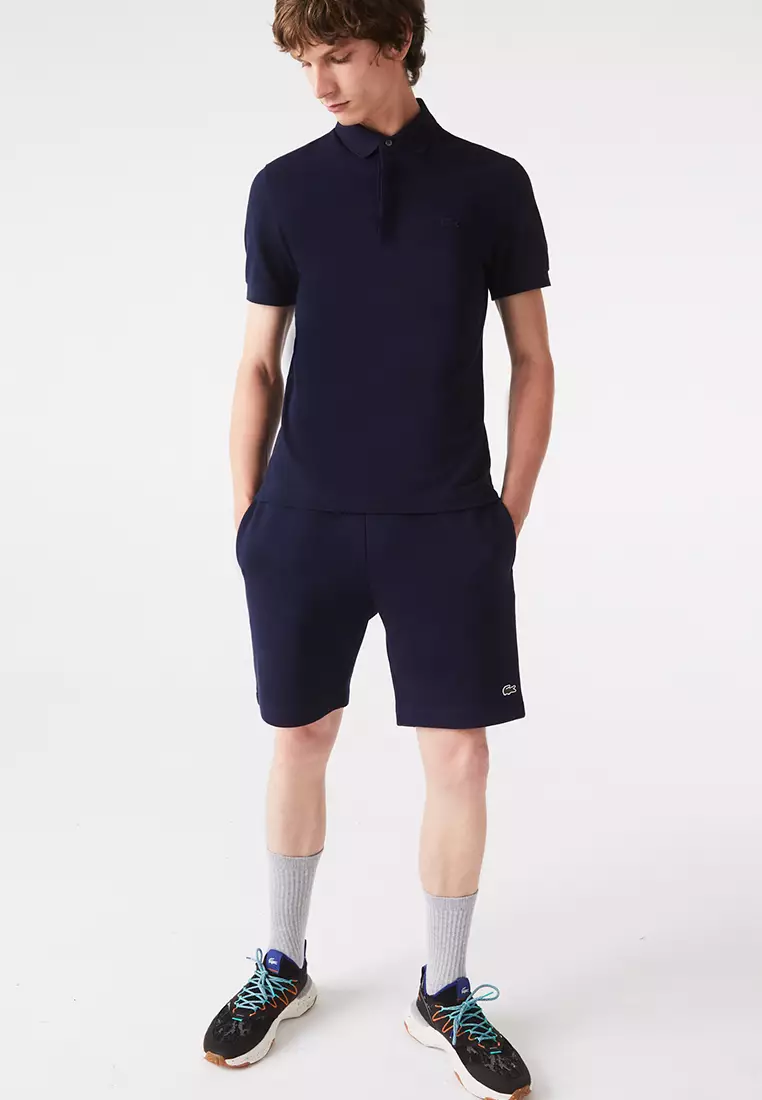 Men's Lacoste Paris Polo Shirt Regular Fit Stretch Cotton Piqué