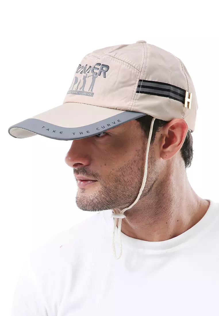 Jahari Topi Baseball Pria Wanita Resizable Strap Sporty Cap Material Polyester ORIGINAL - Khaki