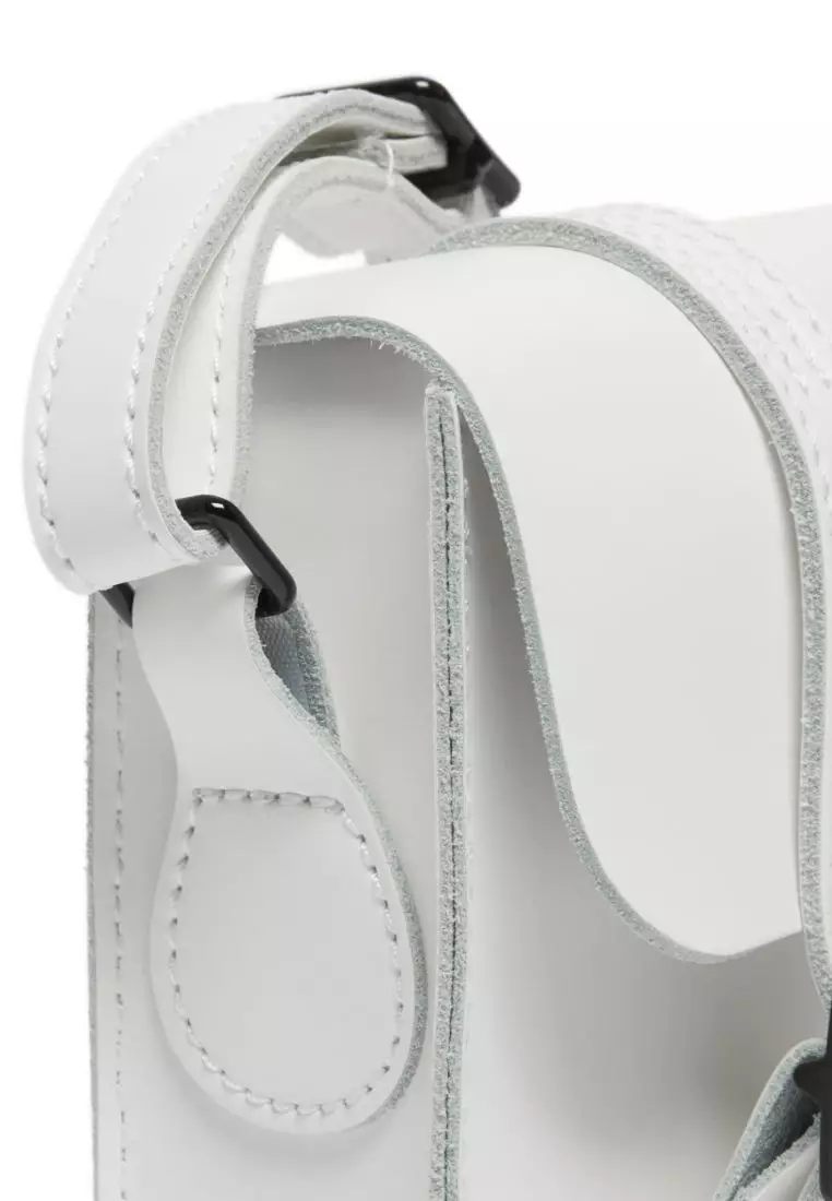 Dr. Martens 7 INCH LEATHER CROSSBODY BAG WHITE 2024 Buy Dr