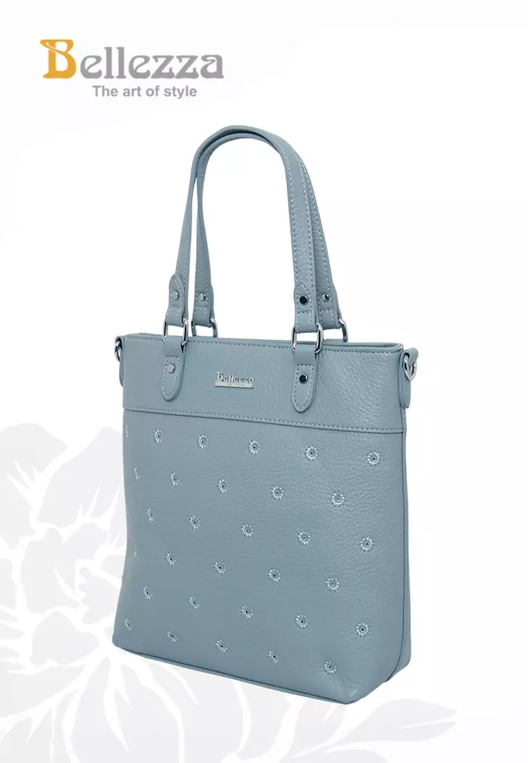 Bellezza Handbag CZ243 Light Blue