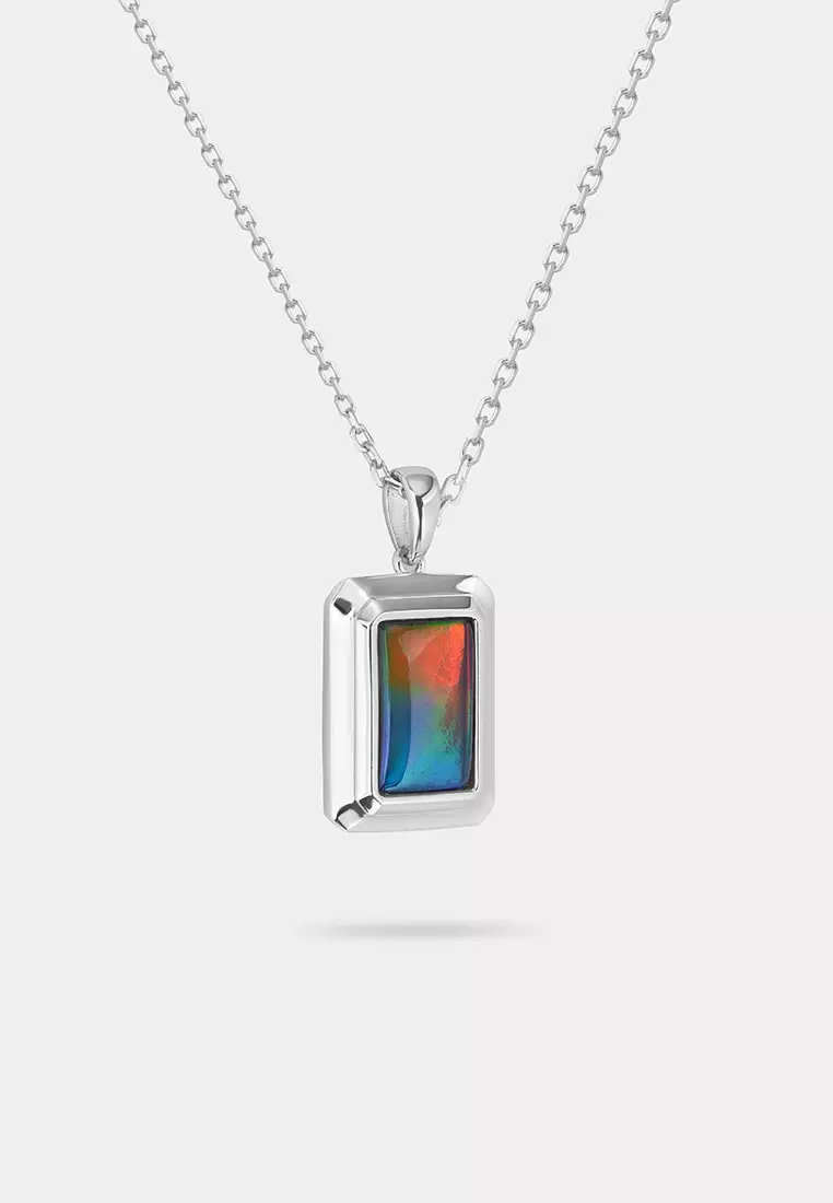Aura Classic Emerald Ammolite Pendant