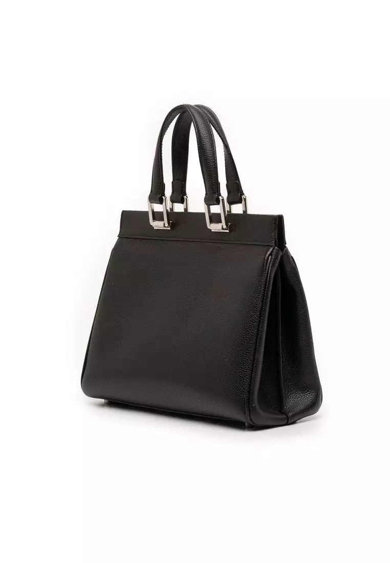 Pre-Loved Gucci Small Grained Calfskin Zumi Top Handle Bag