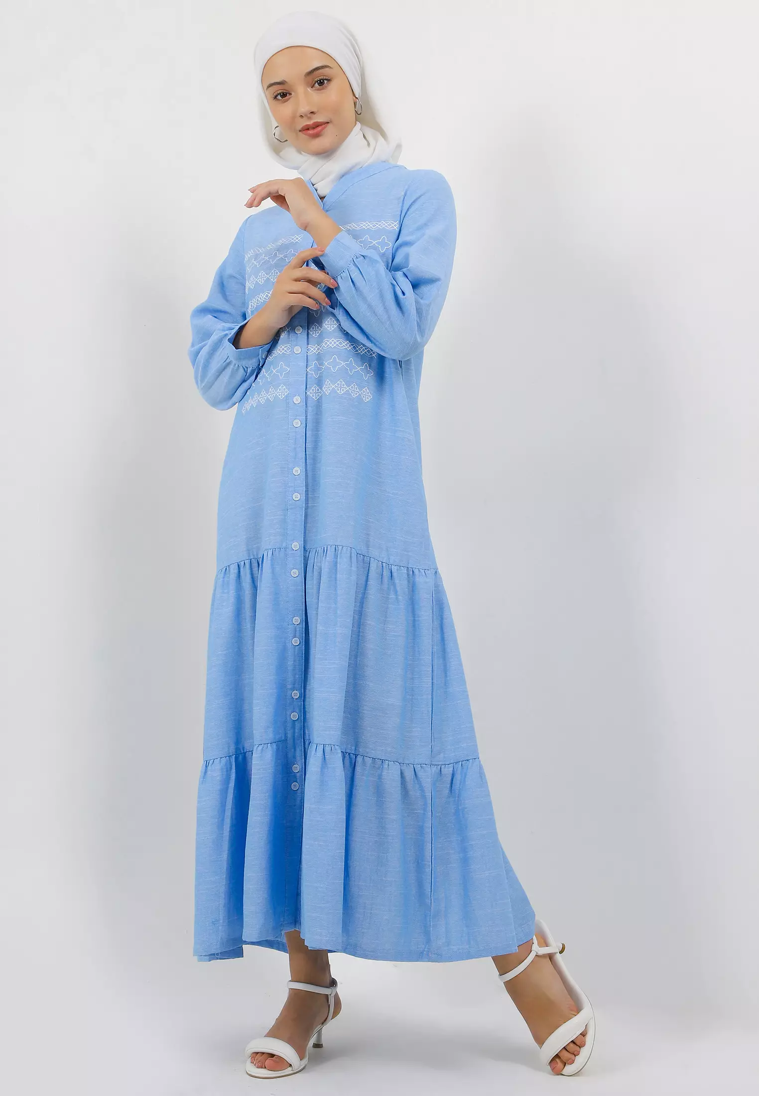 MFMW Ziffaa Dress Gamis Biru