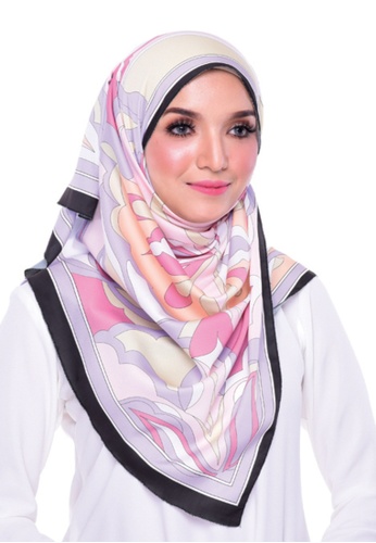 Buy Owlbynd Owl By Nora Danish Chloe Eyelash Satin Silk Shawl Online Zalora Malaysia