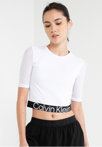 Calvin Klein Cropped Gym T-shirt 2023 | Buy Calvin Klein Online | ZALORA  Hong Kong