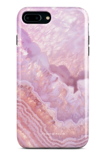 Polar Polar pink Misty Rose Coral iPhone 8 Plus/7 Plus Dual-Layer Protective Phone Case (Glossy) D98E5AC847F9EEGS_1