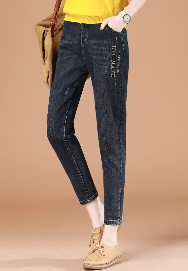 Girls velvet jeans cheap