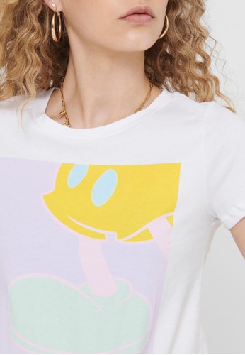Jual Only Mickey Neon Short Sleeve T Shirt Original Zalora Indonesia