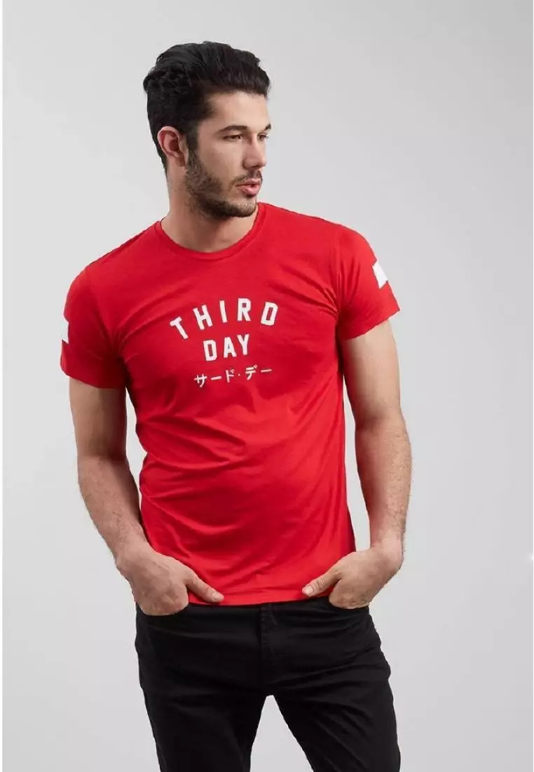 MT669M s/s td simple maroon menXS