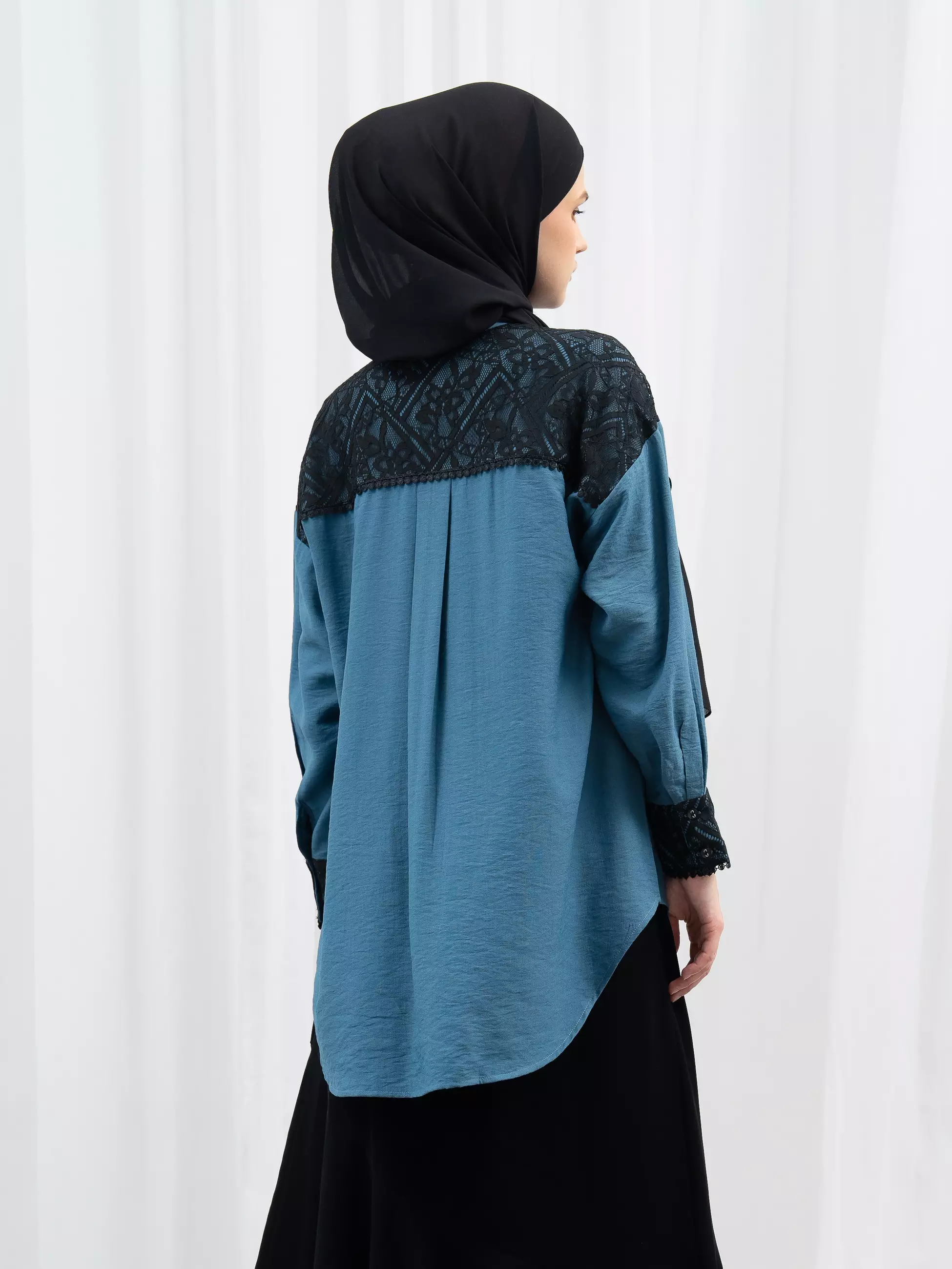 Aleza - Cavena Shirt Teal Blue