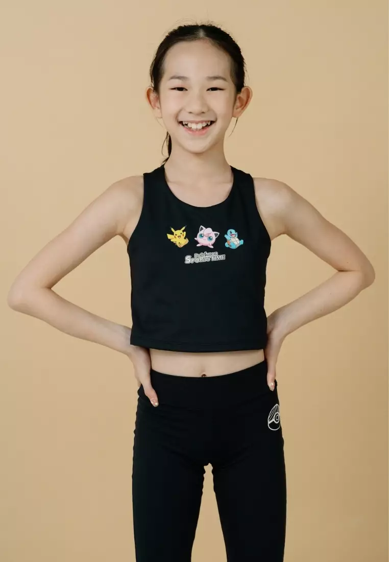 Pokémon Crop Tank - Black