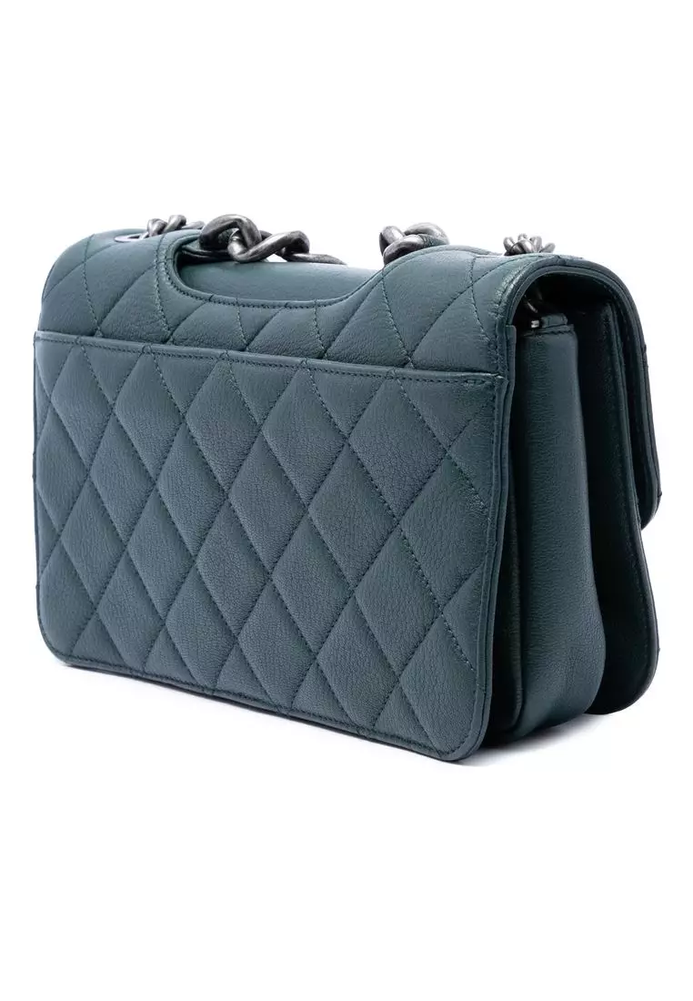 Pre-Loved Chanel Medium Quilted Goatskin Perfect Edge Flap