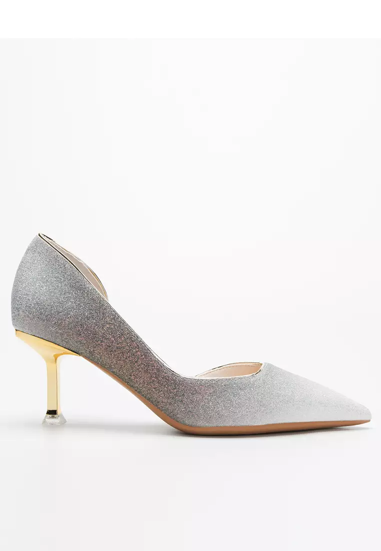 Discount on Twenty Eight Shoes  shoes - SKU: 6.5CM Sequins Pointy Pumps YLT175-10