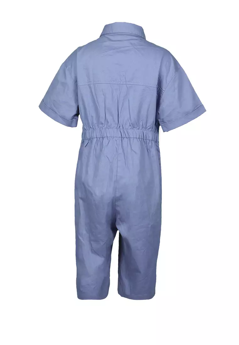 Pito Dito Girl Krabi Jumpsuit Anak Perempuan Warna Biru