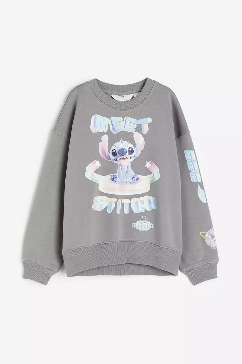 Grey Sudadera Stitch Primark Buy H&M Oversized Sweatshirt 2025