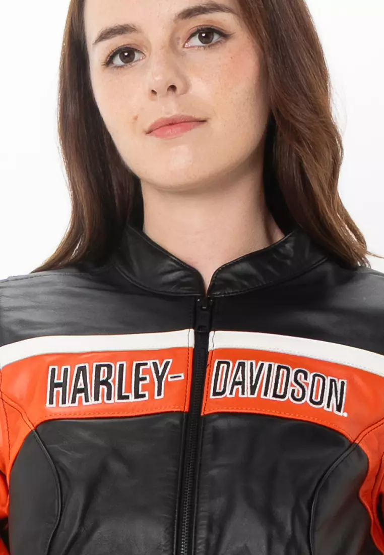 H-D® Trenton Leather Riding Jacket