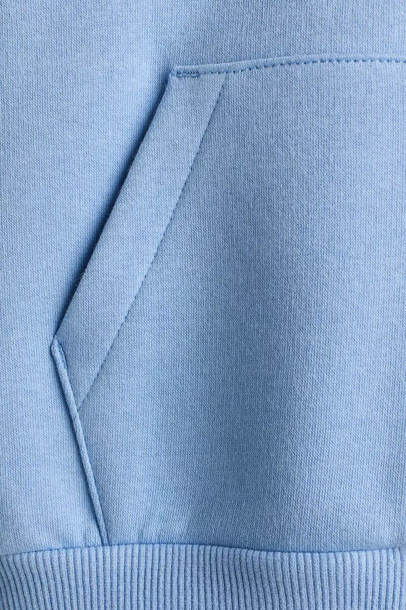 Oversized zip-through hoodie