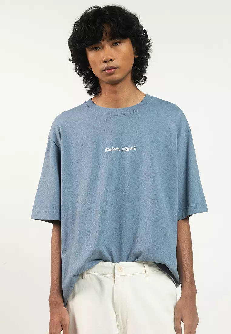 Buy Maison Kitsune Line Handwriting Oversize T-Shirt 2026 Online