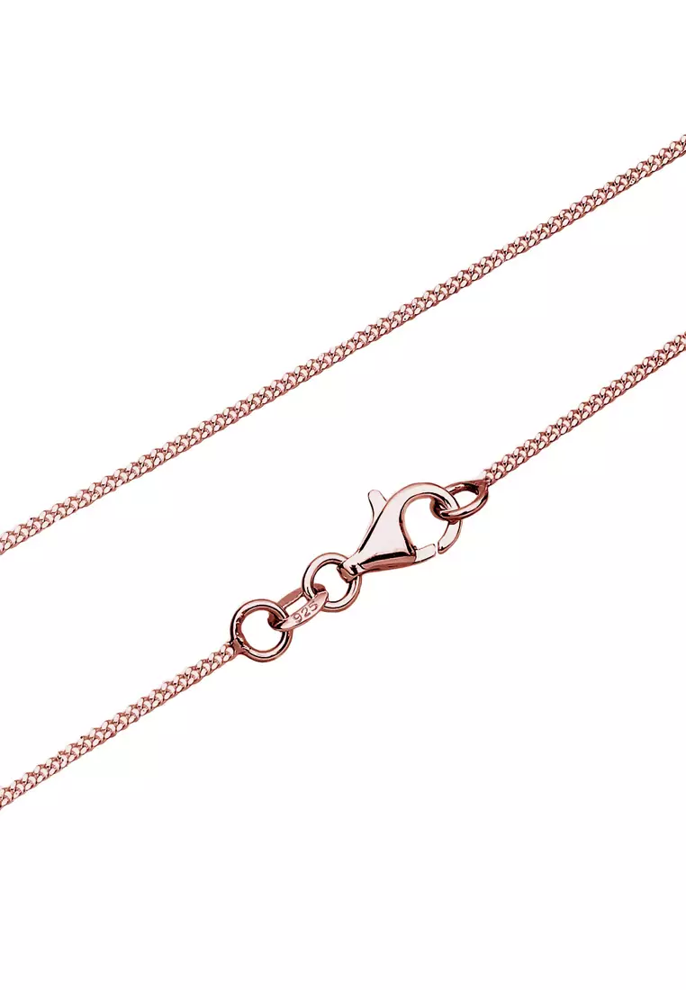 Necklace Star Crystals Rose Gold Plated