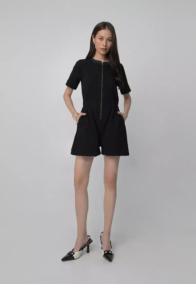 Avarice Short Sleeve Playsuit