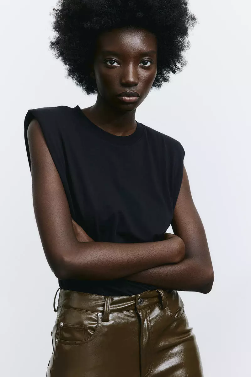 Coated trousers