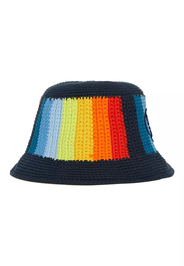 G/Fore Circle G's Colour Blend Crochet Bucket Hat (Twilight)