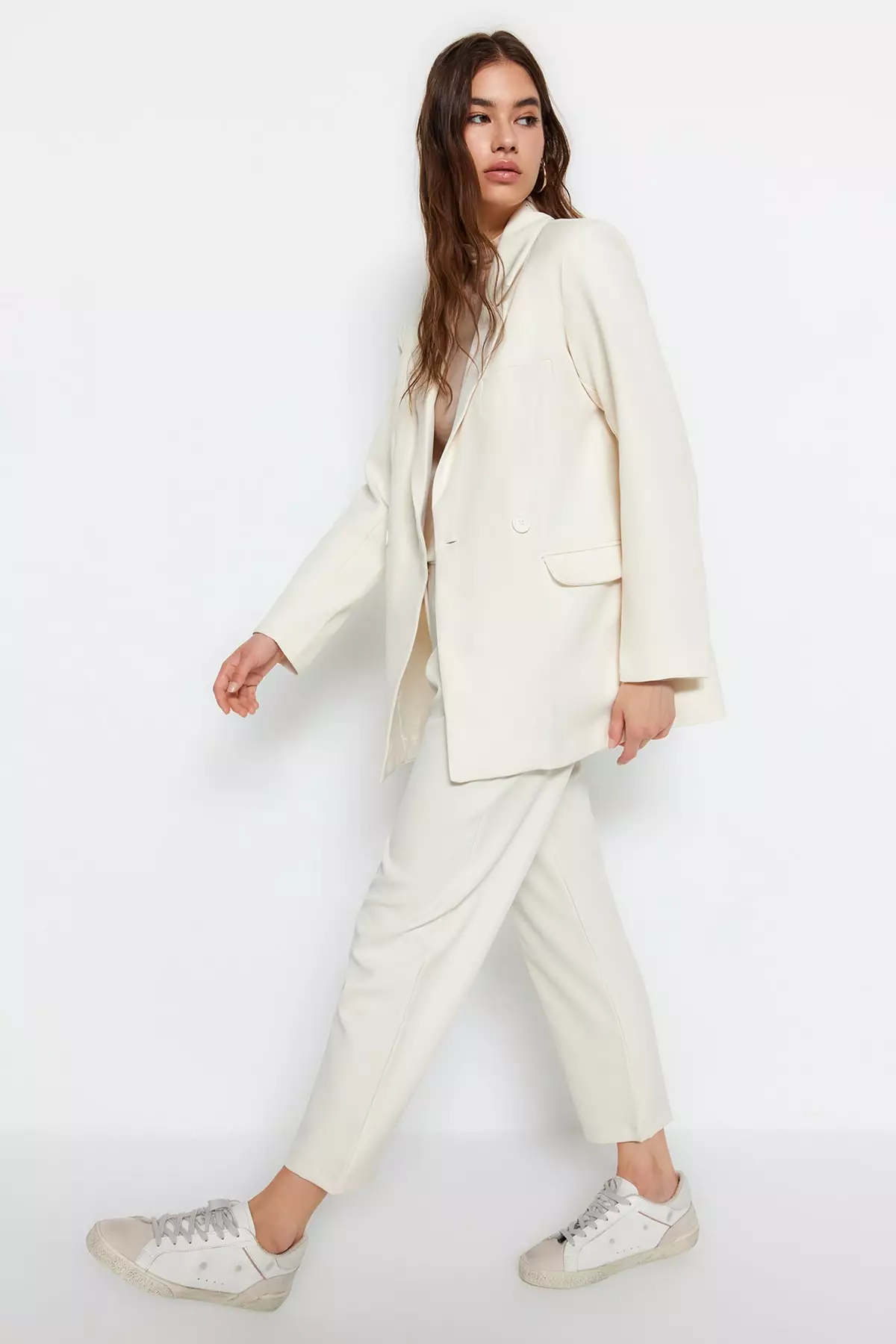Blazer Jacket-Pants Woven Suit