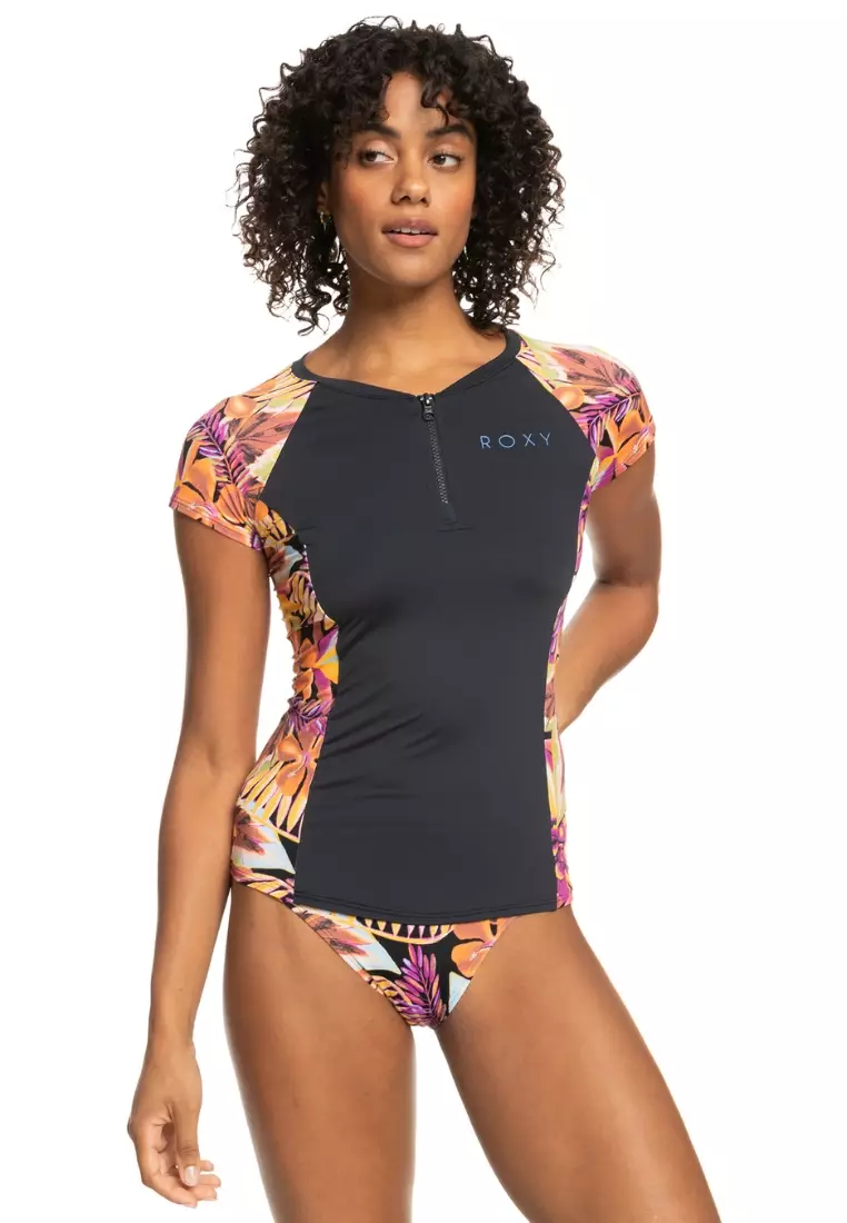 Rash Guard Manches Longues Roxy Women's Whole Hearted - UPF 50, Polyester - Pour Surf, Plage