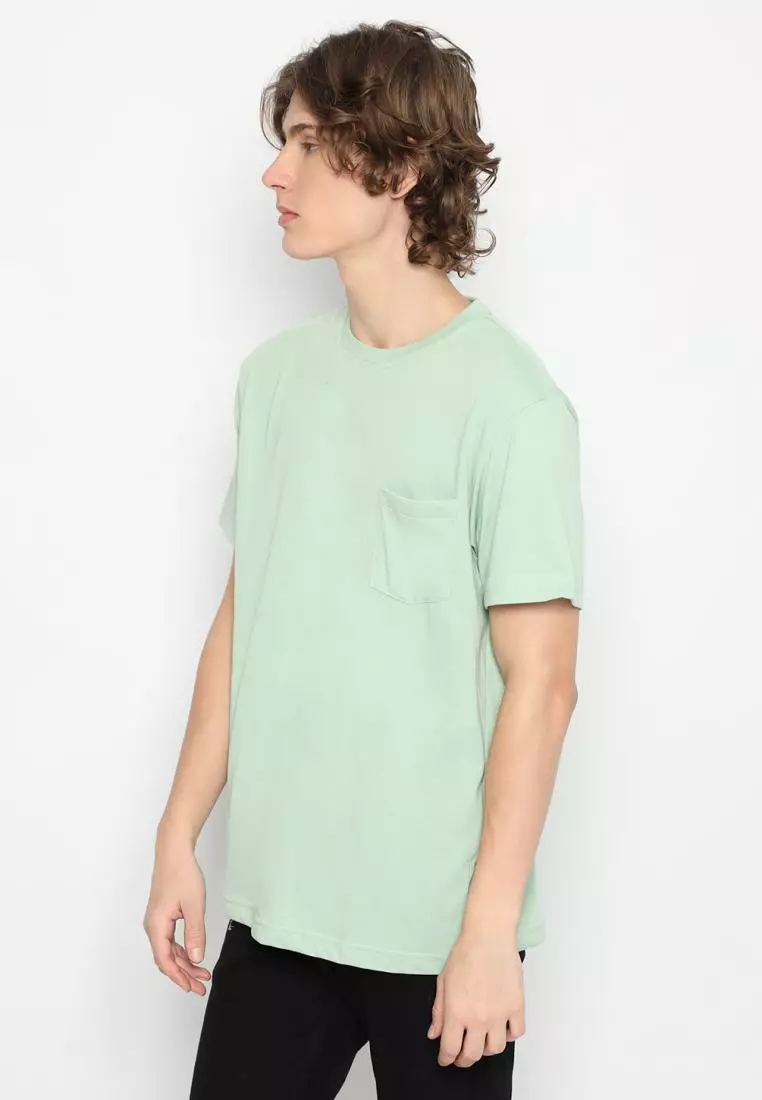 MATSUDA Kaos Polos Pocket T Shirt Cotton Chuo