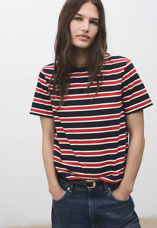 Striped Cotton T-Shirt