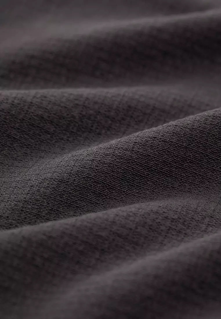 Dark Grey High Strech Comfortable Slim-fit Trousers