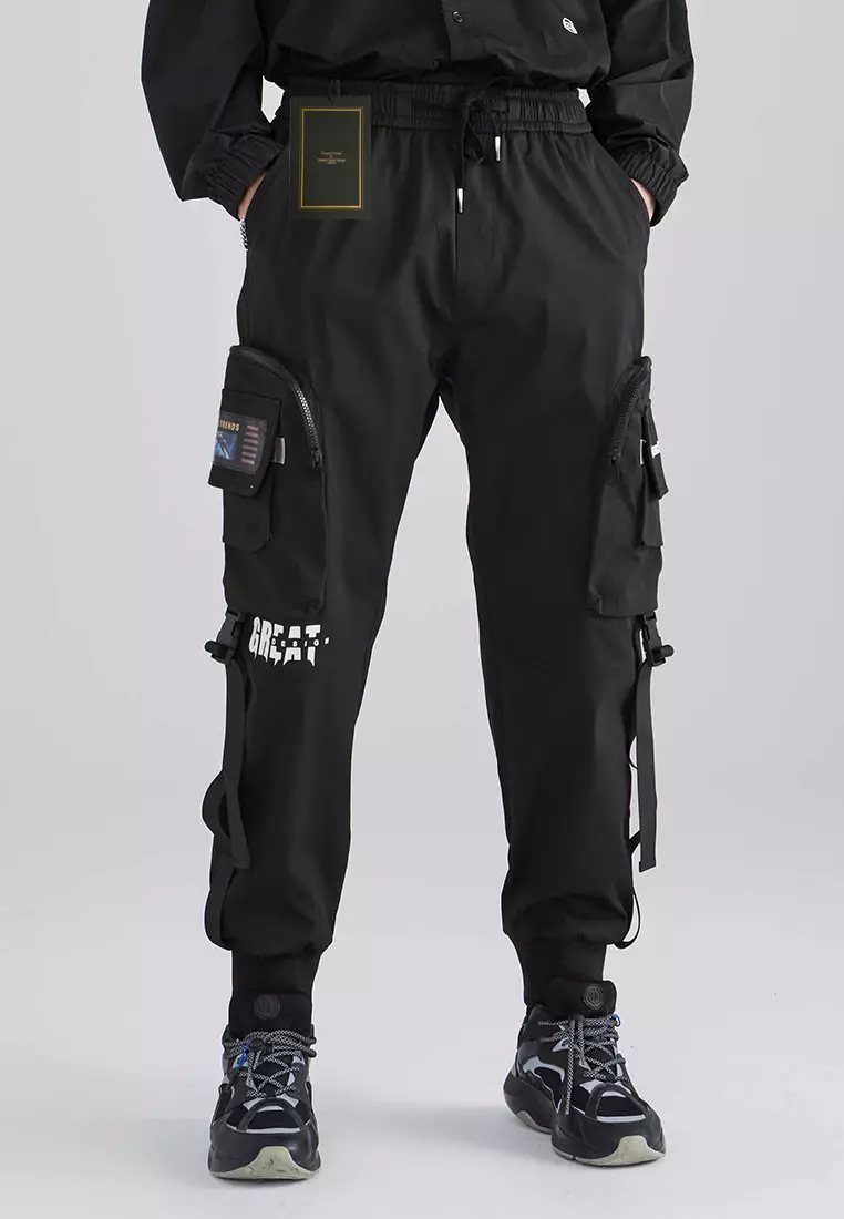 高街機能工裝長褲 TW6171