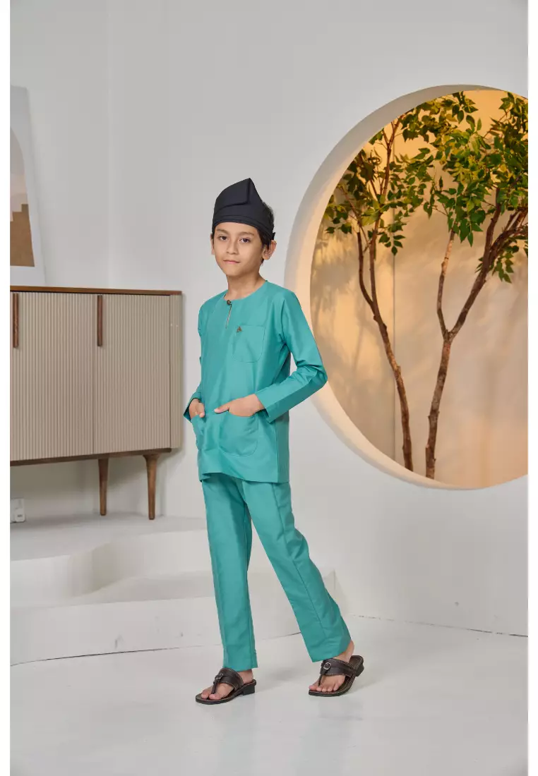 Baju Melayu Moden Teluk Belanga For Kids
