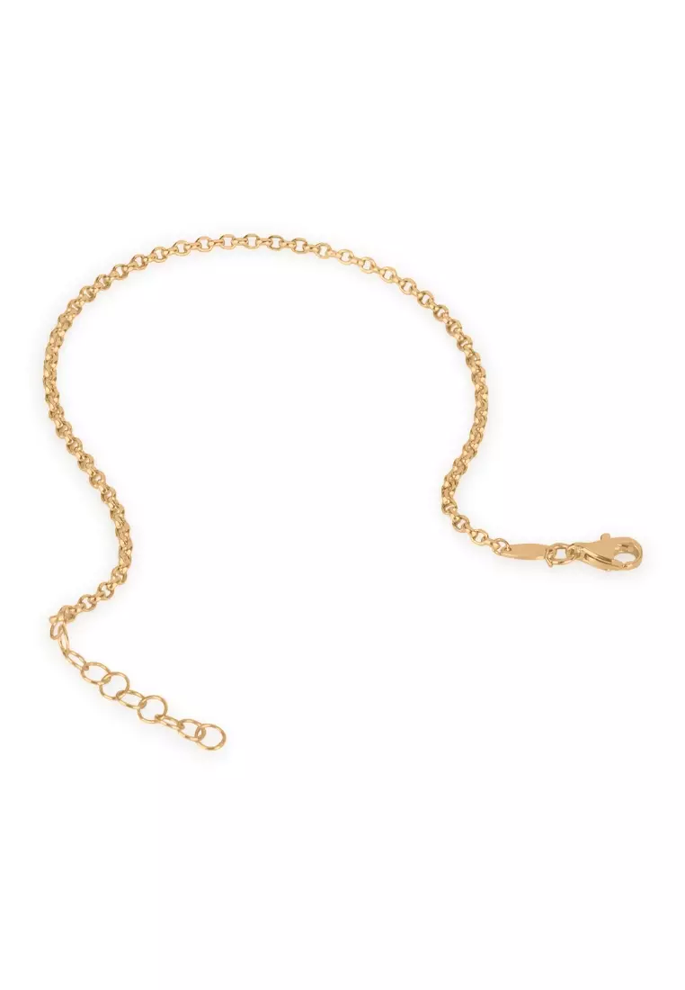 Rolo Chain Bracelet 14k Gold