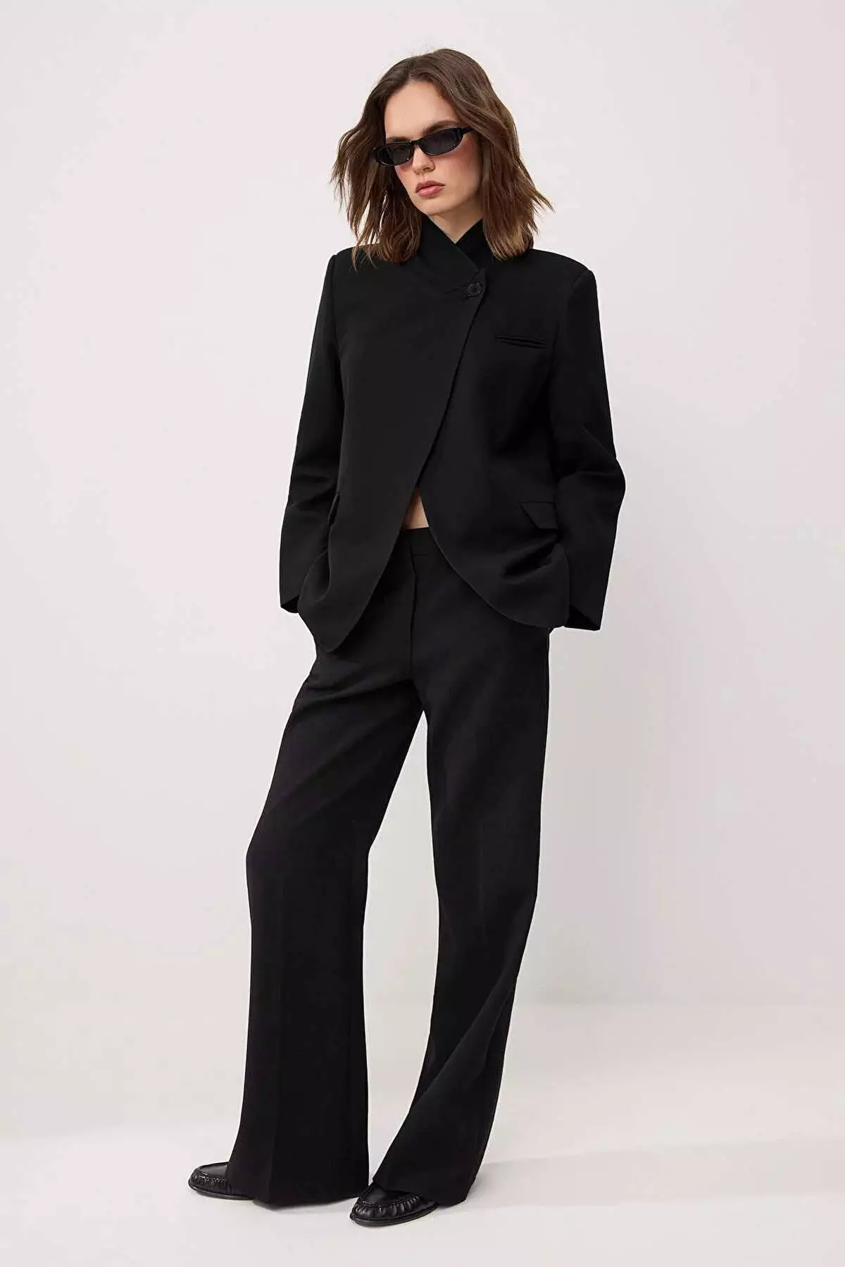 Black Blazer Jacket Twoss26Bc52