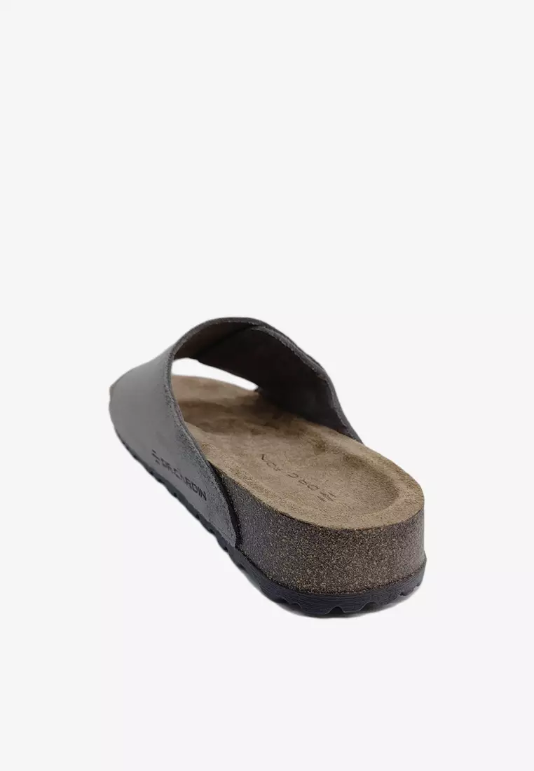 Dr. Cardin Men Cove Core Suede Comfort Sandals with Adjustable Strap D-SLB-8212