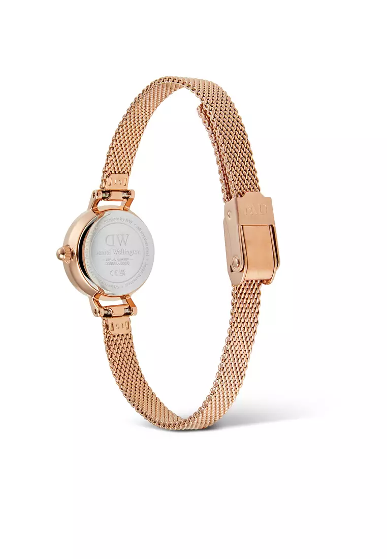 Buy Daniel Wellington Petite Mini 19mm Melrose Rose Gold White