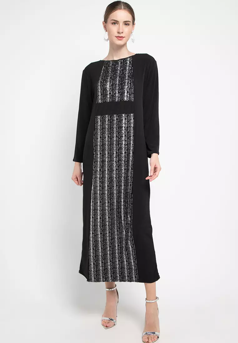 Chanira Festive Alisha Gamis-Black