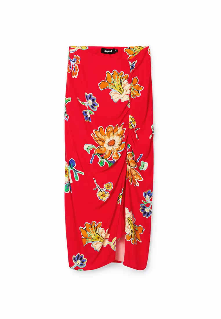 Desigual Gonna Donna – Multicolore, Regular Fit, Tasche Anteriori, 100% Cotone