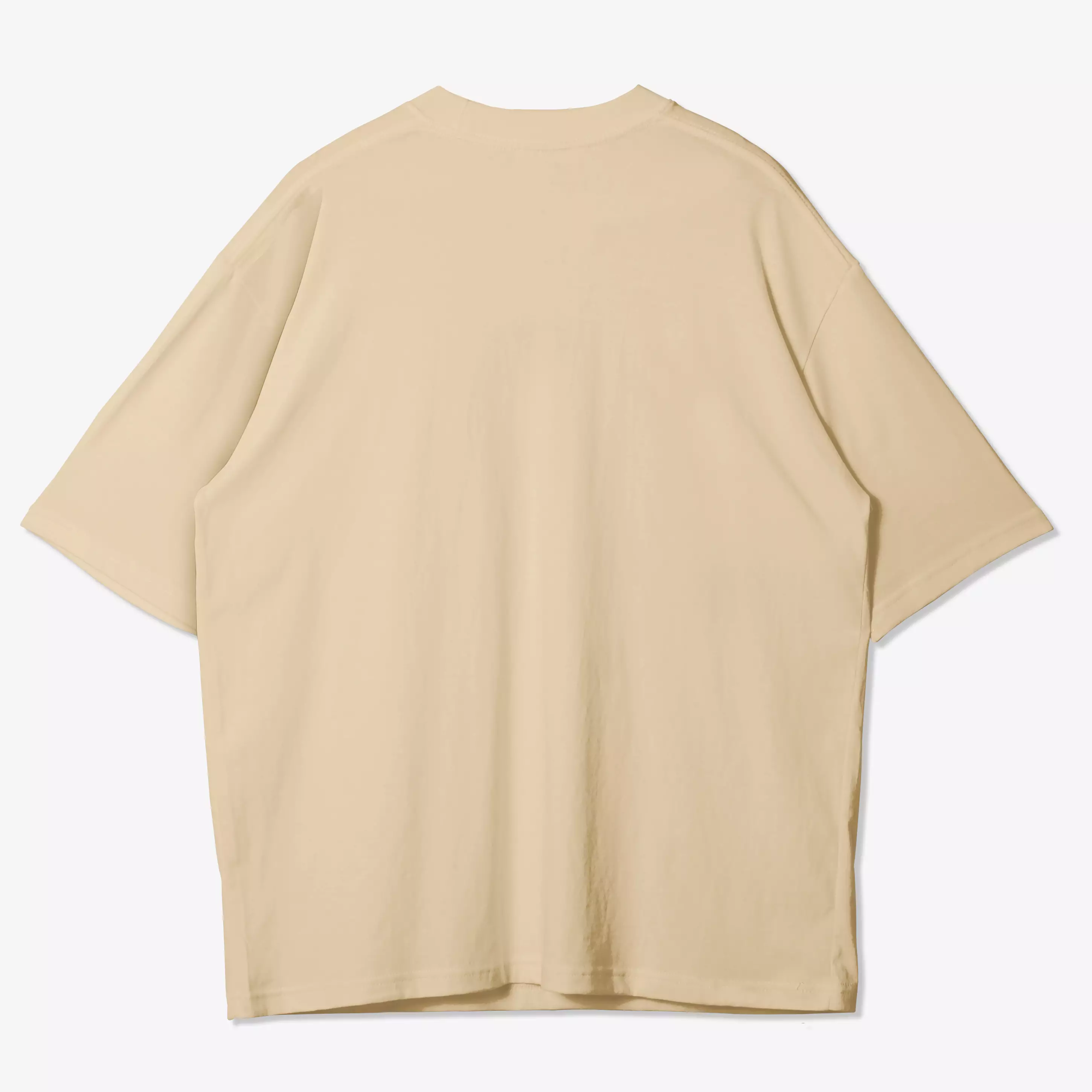 OOTDSUPPLY Oversized Tshirt Woody's Mocca & White
