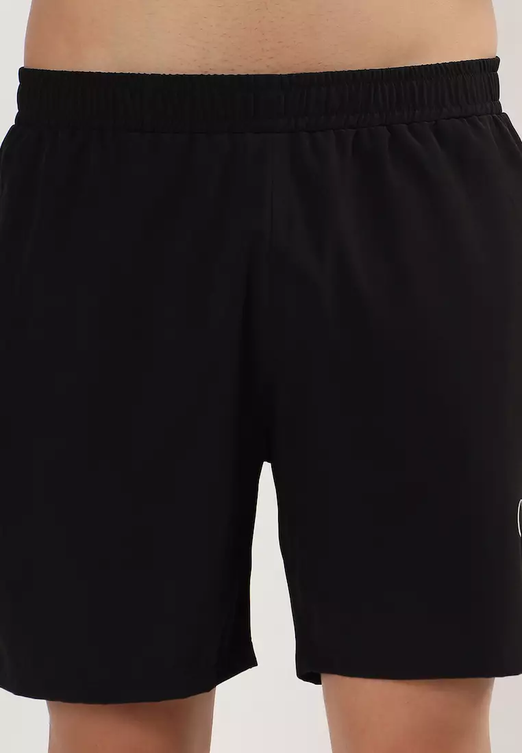 Mens Black Activewear Short With Pocket, Training, Workout, Sportswear