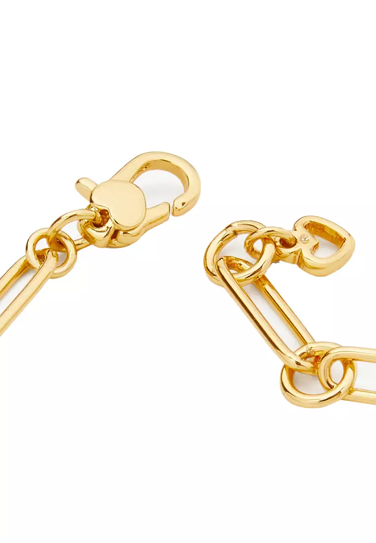 Mom Knows Best Idiom Id Bracelet - Gold KG408