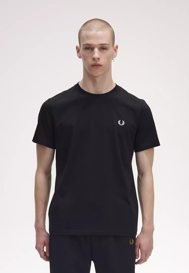 Buy Fred Perry Fred Perry M5697 Glitched Laurel Wreath Graphic T-Shirt ...