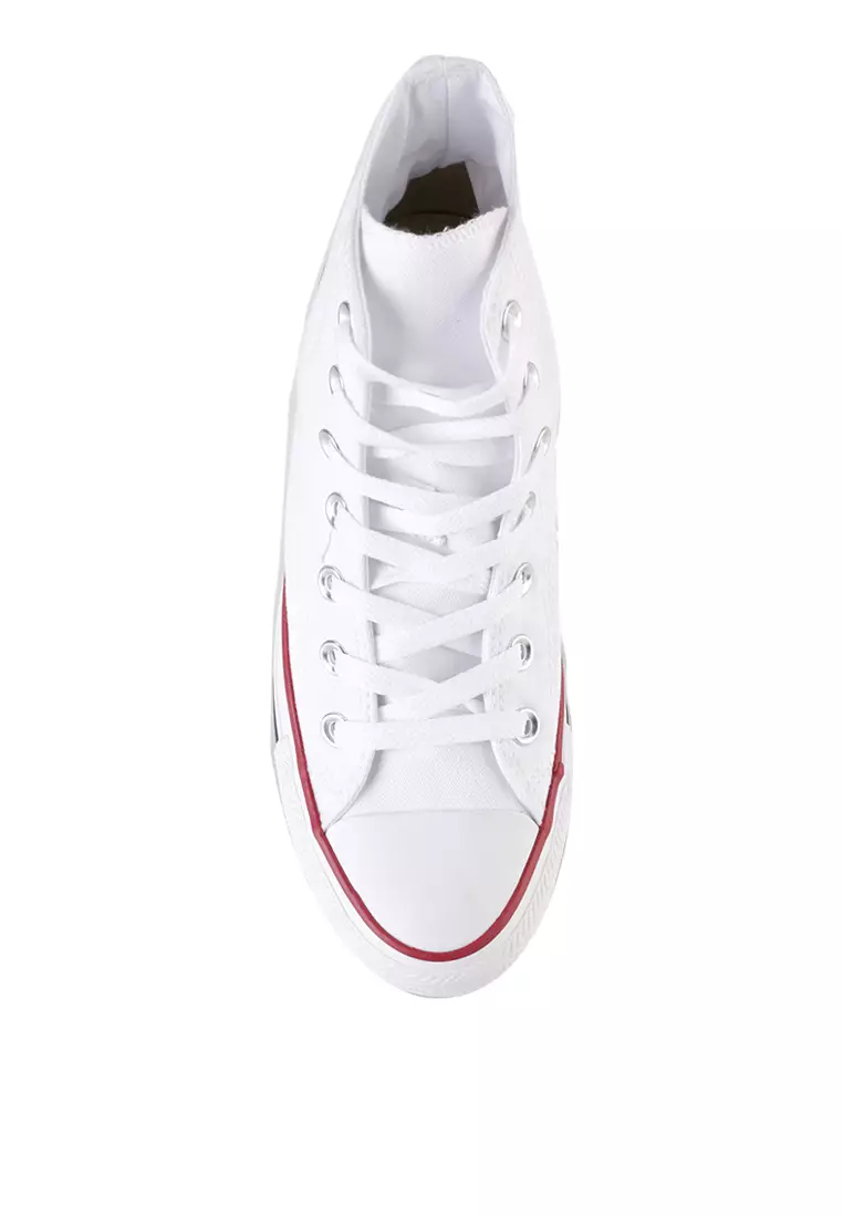 Converse white canvas shoes online