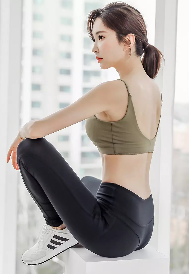 (2PCS) Quick Dry Running Fitness Yoga Dance Set (Bra+Bottoms)