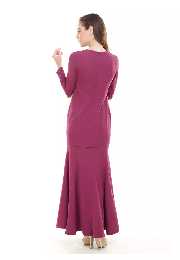 Rina Kurung in Magnate Purple