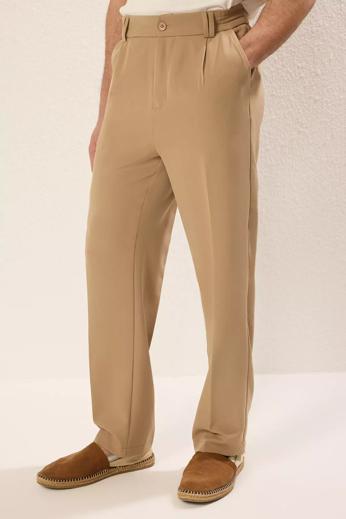 Baggy Fit Wide Leg Trousers