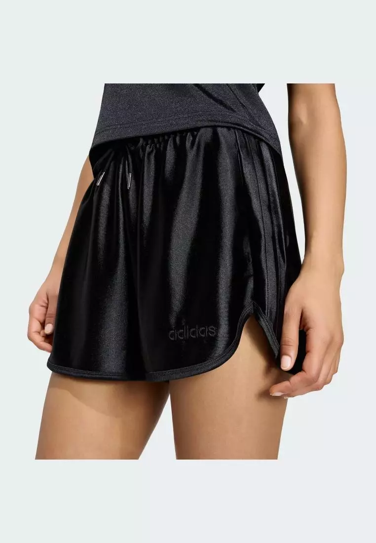 Lifestyle Seasonal Essentials Satin Shorts Women Black KH1605